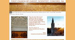 Desktop Screenshot of christianscienceconcordnh.org