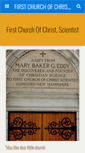 Mobile Screenshot of christianscienceconcordnh.org